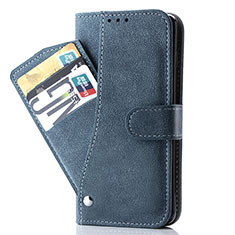 Coque Portefeuille Livre Cuir Etui Clapet S06D pour Samsung Galaxy S20 5G Bleu