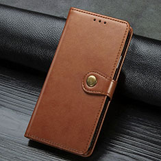 Coque Portefeuille Livre Cuir Etui Clapet S07D pour Google Pixel 4 Marron