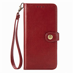 Coque Portefeuille Livre Cuir Etui Clapet S07D pour Xiaomi Poco X3 NFC Rouge