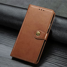 Coque Portefeuille Livre Cuir Etui Clapet S07D pour Xiaomi Redmi 9 Prime India Marron