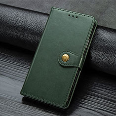 Coque Portefeuille Livre Cuir Etui Clapet S07D pour Xiaomi Redmi 9 Prime India Vert