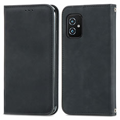 Coque Portefeuille Livre Cuir Etui Clapet S08D pour Asus ZenFone 8 Mini Noir