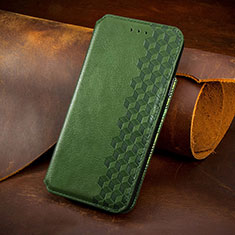 Coque Portefeuille Livre Cuir Etui Clapet S08D pour Samsung Galaxy S23 Plus 5G Vert