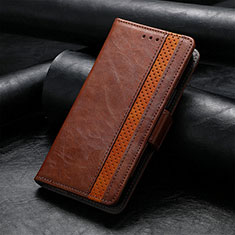 Coque Portefeuille Livre Cuir Etui Clapet S10D pour Xiaomi Poco C51 Marron