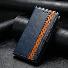 Coque Portefeuille Livre Cuir Etui Clapet S10D pour Xiaomi Redmi K50 Ultra 5G Bleu