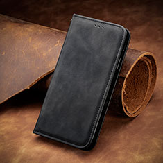 Coque Portefeuille Livre Cuir Etui Clapet S12D pour Huawei Honor 70 Lite 5G Noir