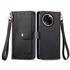 Coque Portefeuille Livre Cuir Etui Clapet S15D pour Realme V50 5G Noir