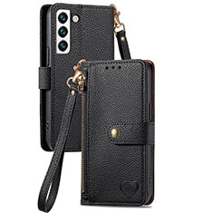 Coque Portefeuille Livre Cuir Etui Clapet S15D pour Samsung Galaxy S25 5G Noir