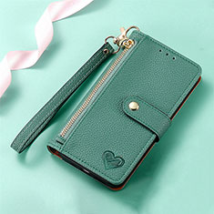 Coque Portefeuille Livre Cuir Etui Clapet S16D pour Samsung Galaxy S24 Ultra 5G Vert