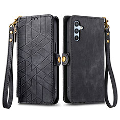 Coque Portefeuille Livre Cuir Etui Clapet S17D pour Samsung Galaxy A34 5G Noir