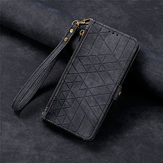 Coque Portefeuille Livre Cuir Etui Clapet S18D pour Oppo A18 Noir