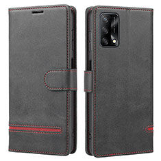 Coque Portefeuille Livre Cuir Etui Clapet SY1 pour Oppo A74 4G Noir