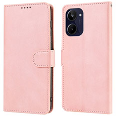 Coque Portefeuille Livre Cuir Etui Clapet SY1 pour Realme 10 4G Rose