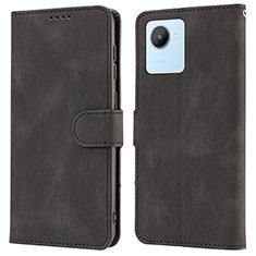 Coque Portefeuille Livre Cuir Etui Clapet SY1 pour Realme C30 Noir