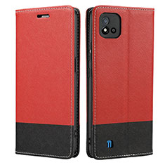 Coque Portefeuille Livre Cuir Etui Clapet SY2 pour Realme C11 (2021) Rouge