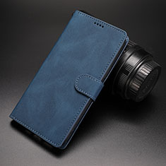 Coque Portefeuille Livre Cuir Etui Clapet SY3 pour Google Pixel 6 5G Bleu