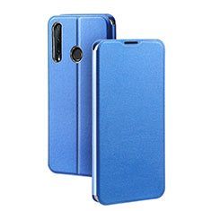 Coque Portefeuille Livre Cuir Etui Clapet T01 pour Huawei Honor 20 Lite Bleu