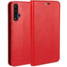 Coque Portefeuille Livre Cuir Etui Clapet T01 pour Huawei Honor 20S Rouge