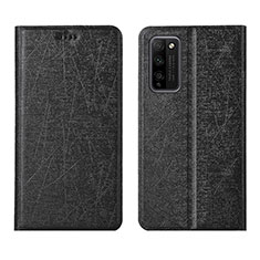 Coque Portefeuille Livre Cuir Etui Clapet T01 pour Huawei Honor 30 Lite 5G Noir