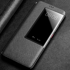 Coque Portefeuille Livre Cuir Etui Clapet T01 pour Huawei Mate 20 X 5G Noir