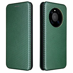 Coque Portefeuille Livre Cuir Etui Clapet T01 pour Huawei Mate 40E 5G Vert