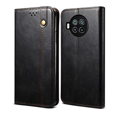Coque Portefeuille Livre Cuir Etui Clapet T01 pour Xiaomi Mi 10i 5G Noir