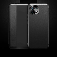Coque Portefeuille Livre Cuir Etui Clapet T01 pour Xiaomi Mi 11 Lite 5G NE Noir