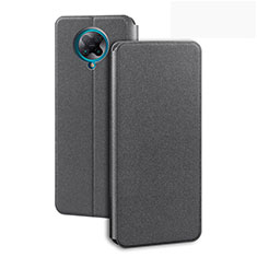 Coque Portefeuille Livre Cuir Etui Clapet T01 pour Xiaomi Poco F2 Pro Gris