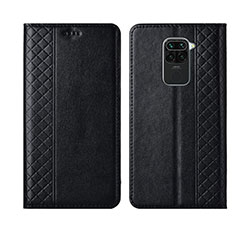 Coque Portefeuille Livre Cuir Etui Clapet T01 pour Xiaomi Redmi 10X 4G Noir