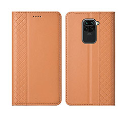 Coque Portefeuille Livre Cuir Etui Clapet T01 pour Xiaomi Redmi 10X 4G Orange