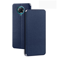 Coque Portefeuille Livre Cuir Etui Clapet T01 pour Xiaomi Redmi K30 Pro Zoom Bleu