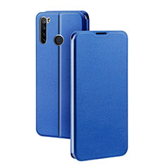 Coque Portefeuille Livre Cuir Etui Clapet T01 pour Xiaomi Redmi Note 8 Bleu