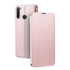 Coque Portefeuille Livre Cuir Etui Clapet T01 pour Xiaomi Redmi Note 8T Or Rose