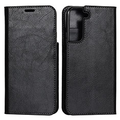 Coque Portefeuille Livre Cuir Etui Clapet T01D pour Samsung Galaxy S22 Plus 5G Noir