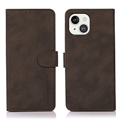 Coque Portefeuille Livre Cuir Etui Clapet T02 pour Apple iPhone 13 Marron