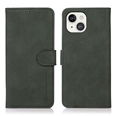 Coque Portefeuille Livre Cuir Etui Clapet T02 pour Apple iPhone 13 Mini Vert