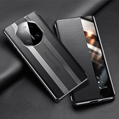 Coque Portefeuille Livre Cuir Etui Clapet T02 pour Huawei Mate 40E Pro 5G Noir