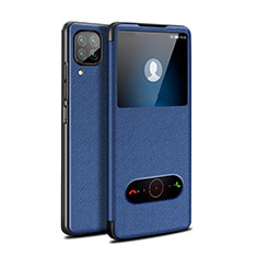 Coque Portefeuille Livre Cuir Etui Clapet T02 pour Huawei Nova 7i Bleu