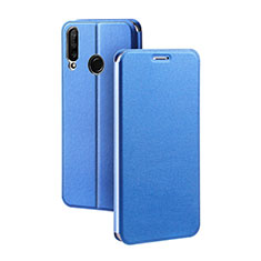 Coque Portefeuille Livre Cuir Etui Clapet T02 pour Huawei P30 Lite XL Bleu