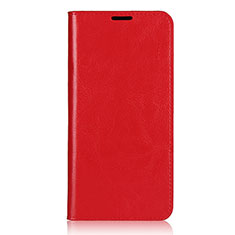 Coque Portefeuille Livre Cuir Etui Clapet T02 pour Oppo F15 Rouge