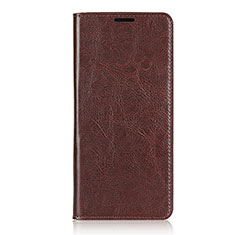 Coque Portefeuille Livre Cuir Etui Clapet T02 pour Oppo Find X2 Pro Marron