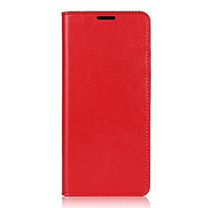 Coque Portefeuille Livre Cuir Etui Clapet T02 pour Oppo Reno3 Pro Rouge