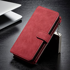 Coque Portefeuille Livre Cuir Etui Clapet T02 pour Samsung Galaxy S10e Rouge