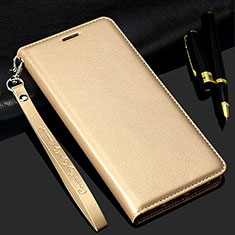 Coque Portefeuille Livre Cuir Etui Clapet T02 pour Samsung Galaxy S20 5G Or