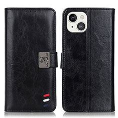 Coque Portefeuille Livre Cuir Etui Clapet T03 pour Apple iPhone 13 Mini Noir