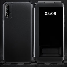 Coque Portefeuille Livre Cuir Etui Clapet T03 pour Huawei Honor 20S Noir