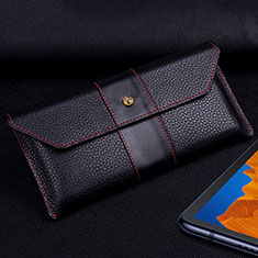 Coque Portefeuille Livre Cuir Etui Clapet T03 pour Huawei Mate Xs 5G Noir
