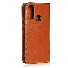 Coque Portefeuille Livre Cuir Etui Clapet T03 pour Huawei Nova Lite 3 Plus Orange