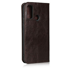 Coque Portefeuille Livre Cuir Etui Clapet T03 pour Huawei P Smart (2020) Marron