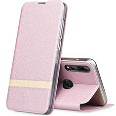 Coque Portefeuille Livre Cuir Etui Clapet T03 pour Huawei P Smart+ Plus (2019) Or Rose